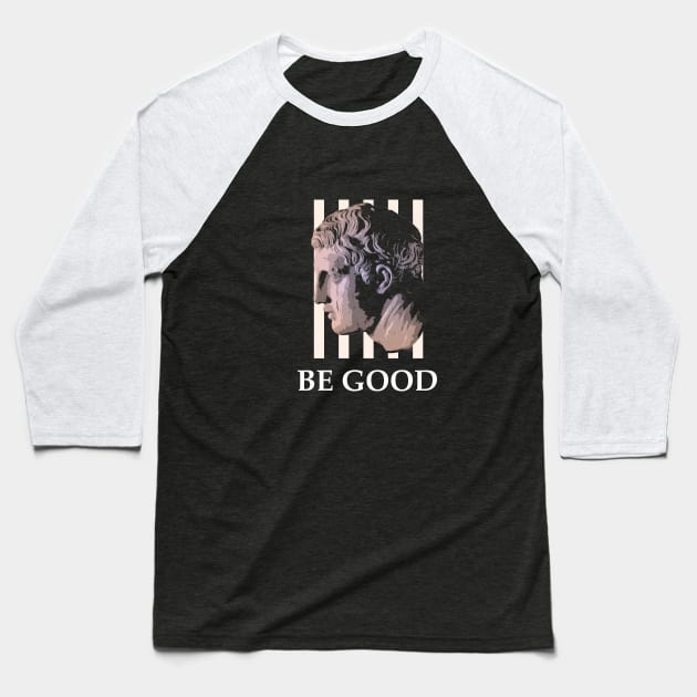 Stoic Discobolus II Baseball T-Shirt by NoMans